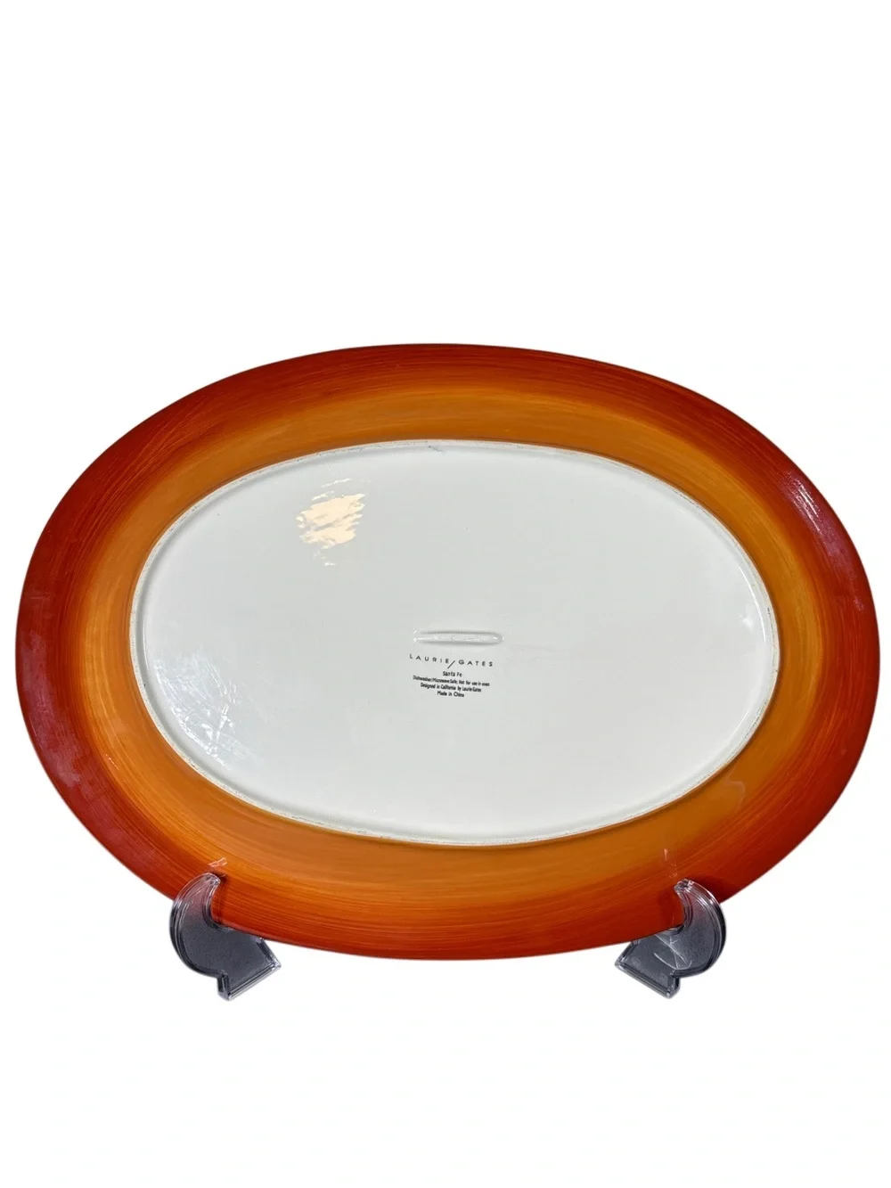 Laurie Gates Santa Fe oval serving platter 16”x11.5”